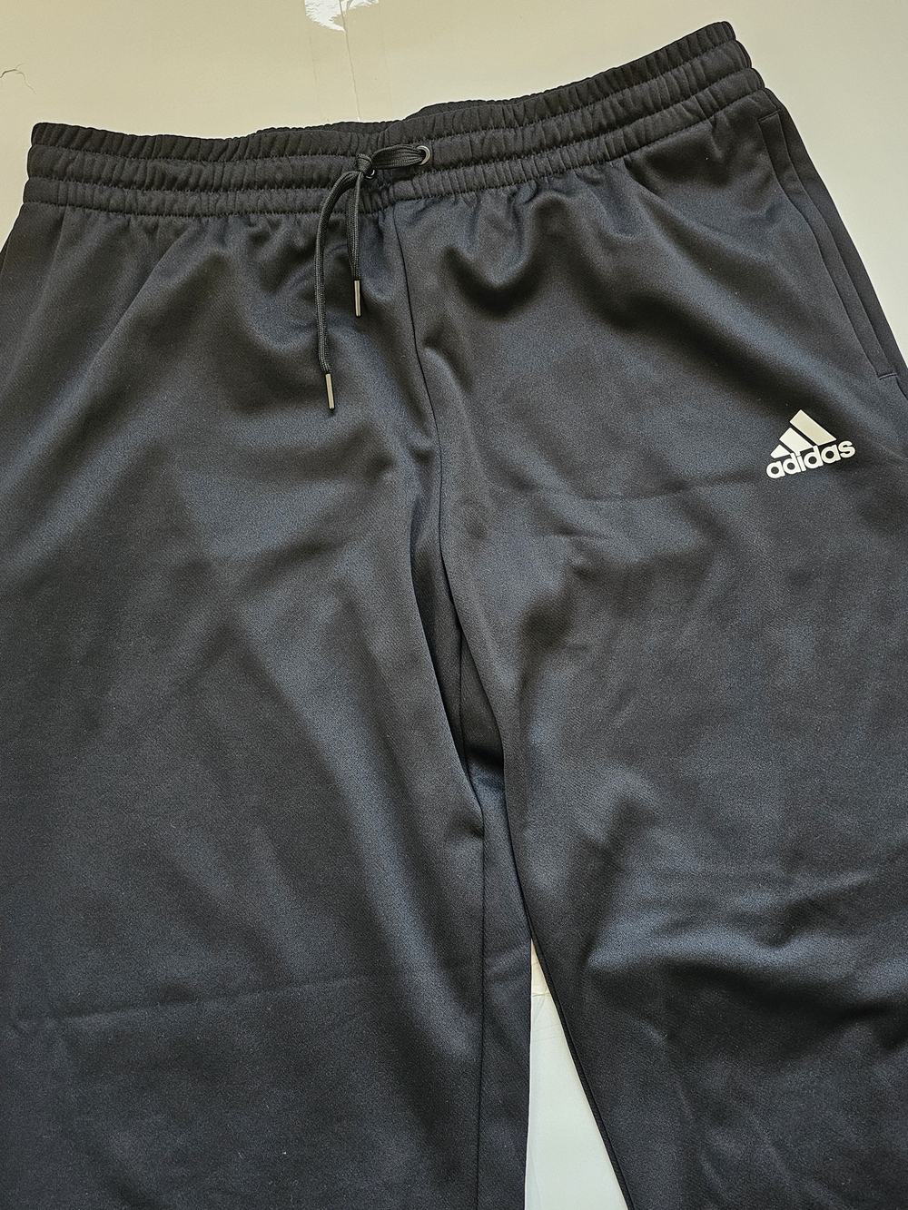 adidas Black Men's Athletic Joggers with Logo